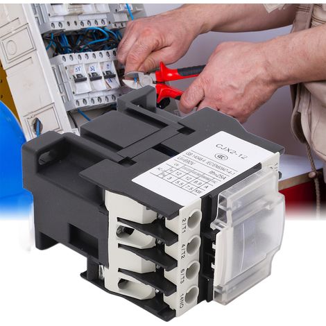 Contacteur CJX2-1210 220V AC (contacteur argenté épaissi) (1/5)
