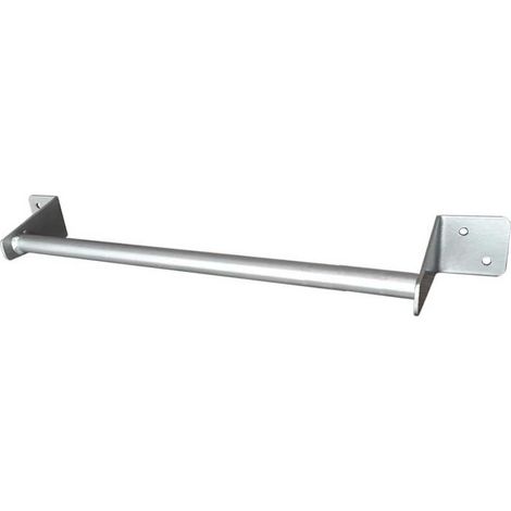 Barra di aggancio fissa grigia 50 cm acciaio zincato (1/3)