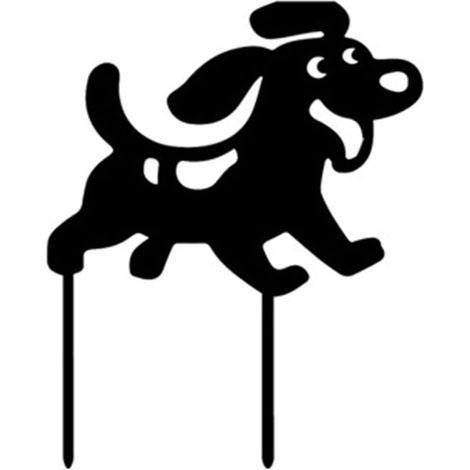 JSSEVN - Acrylic Dog - Waterproof Garden Decoration, Garden Ornament Insert, Acrylic Dog Topper, Non-Toxic and Reusable, Pet Decor - 3pcs (1/5)