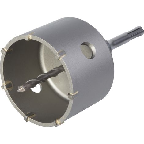 wolfcraft - Trépan CT avec axe pilote SDS-Plus - Diamètre 83 mm - Profondeur de coupe 46 mm. Foret Centreur - réf. 5461000