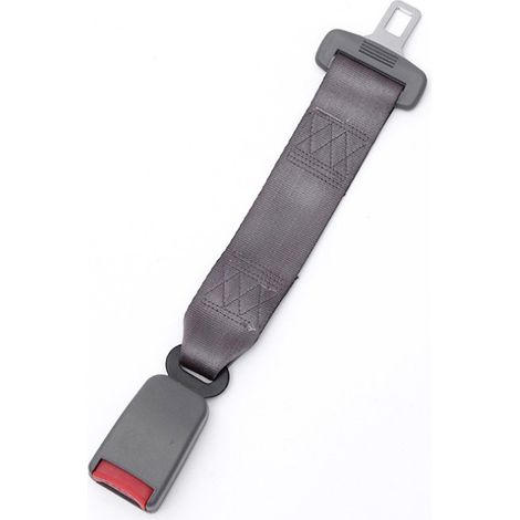 Rallonge de ceinture de sécurité pour siège auto, rallonge de ceinture de sécurité pour siège enfant, rallonge de ceinture de sécurité grise. (1/5)