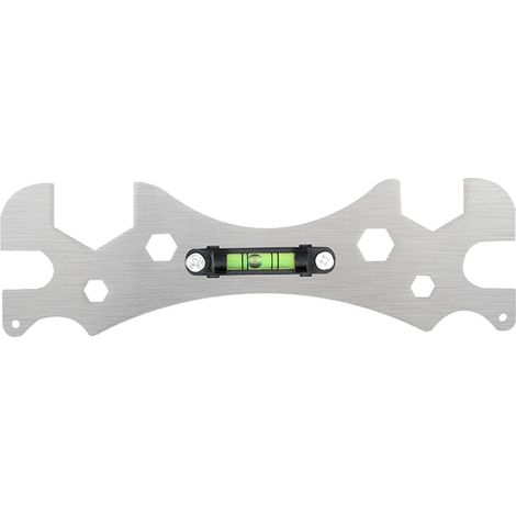 Llave de baño para ducha, herramienta especial de plomería curva autonivelante, ideal para grifos de cocina y ducha (fina). (1/4)