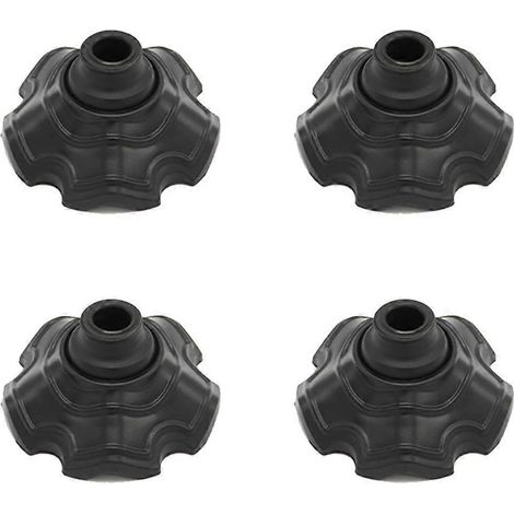 Lot de 4 embouts de pieds de chaise (hors tabourets de camping), protection pour pieds de meubles, accessoire pour chaise de pêche, 13 mm (1/4)