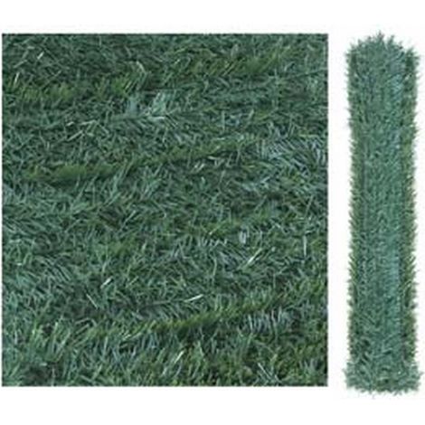2ROTOLI SIEPE ORNAMENTALE ARTIFICIALE CON FOGLIE PINO - mt.3x1h.