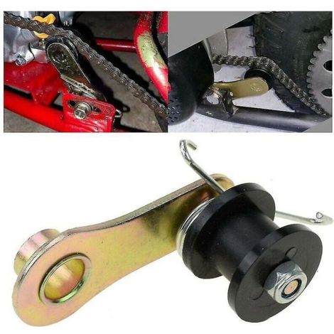 Tendeur De Chaîne - Avec Ressorts Et Rouleaux - Pour Moto Et Mini-Vélo - 1 Pièce (1/3)