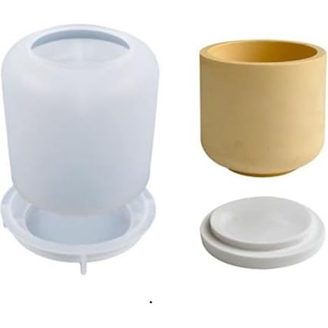 Irovami Moule bougie tasse – silicone, résine, bijoux, démoulage (1/4)