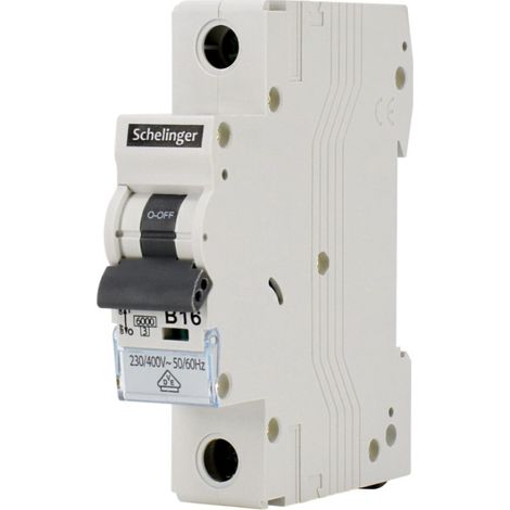 Interruttore di sovracorrente 1P B 10A Schelinger A02-G8-1P-B10 (1/5)