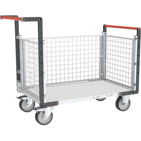 Modularer Gitterwagen 3-seitig - Platte 815x480mm - Tragfähigkeit 250kg - 806724144