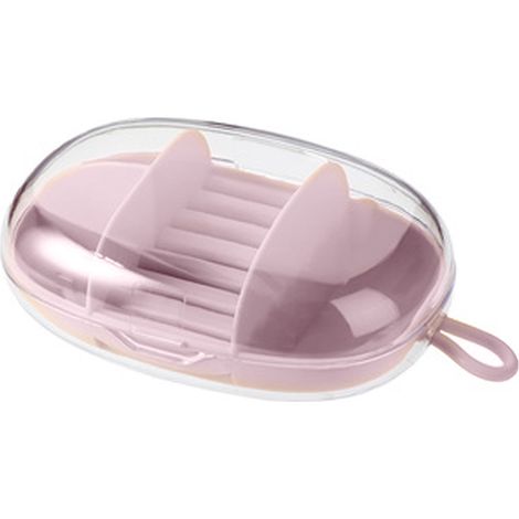 Boite De Rangement Bijoux - Portable Pour Anneaux Boucles D Oreilles Colliers - Voyage Maison Bureau - 1 Piece (1/5)