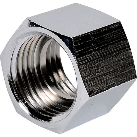 Manchon égal laiton chromé à visser FF - Diamètre : 1/2'' - 15-21 - DN15- réf : 24466 - Sanitaire-distribution