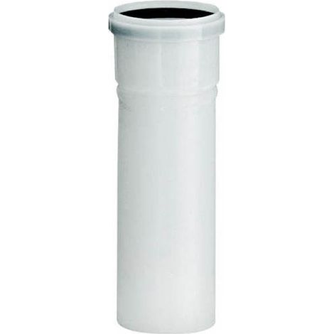TEN – Conduit de fumée rigide en polypropylène 25cm Ø80 – Joint EPDM inclus – Résistant jusqu'à 120°C – Installation étanche