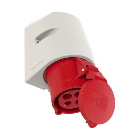 Presa di corrente fissa 32A 5P 400V 6h IP44 Montaggio a parete
