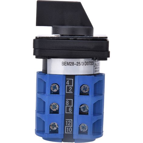 Commutateur rotatif universel BERM BEM28-25/3 D0723, 690 V, 25 A, 3 positions (1/5)