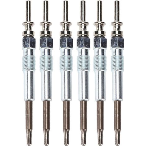 Lot de 6 bougies de préchauffage pour chauffage diesel 12237786869, compatibles avec les séries 3, 5, 6 et 7, X3, X5 et X6. (1/4)