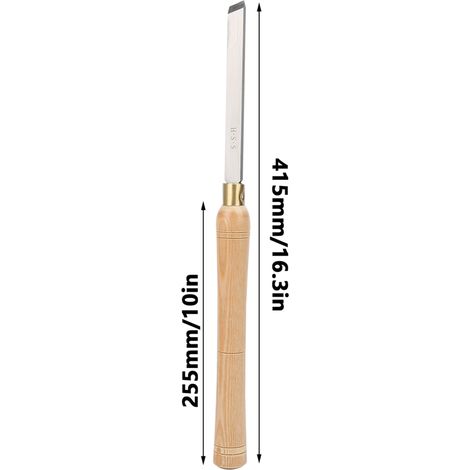 Tragbares Drechselwerkzeug aus HSS-Schnellstahl, kleine 15-mm-Fase. (1/5)
