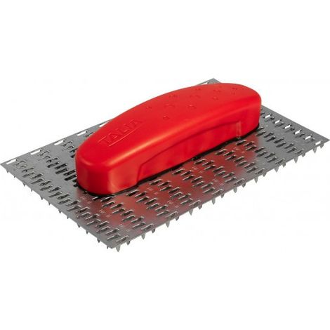 Taliaplast – Gratton tôlé poignée plastique ergonomique 480 pointes – Pour enduit légèrement tiré – 301314