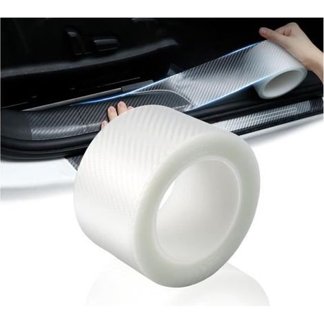 Protection Seuil de Porte, 7cm X10m Autocollants de Protection de Seuil de Voiture Seuil de Porte Voiture Bande Seuil de Porte (1/4)