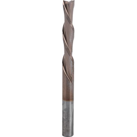 Mill Cutter Tungsten Steel CNC Router Bits Double Flute Milling Cutter for Nylon Resin ABS Acrylic PVC Processing6x6x32x70mm