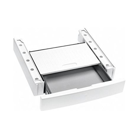 Miele WTV 512 Kit di Impilaggio Lavatrice Asciugatrice con Cassetto Bianco Lotus (1/3)