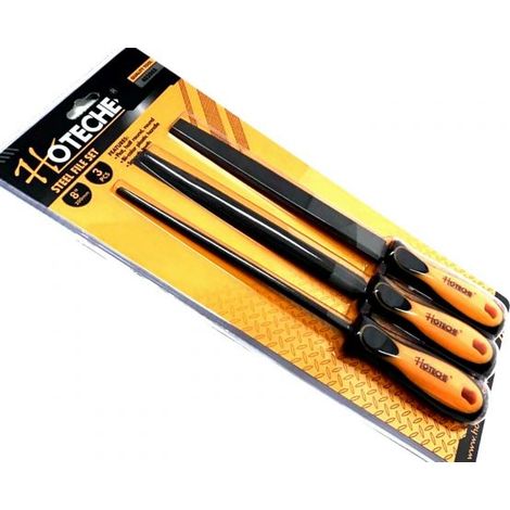 SET 3 RASPE PER LIMARE SGROSSARE FERRO LIMA RASPA TONDA PIATTA 300 MM (1/2)