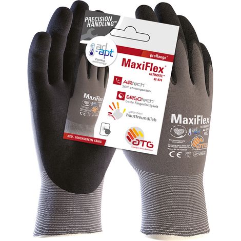 ATG® Nylon-Montagehandschuh MaxiFlex® Ultimate™ AD-APT® 42-874HCT, 25755 Gr.05 (1/4)