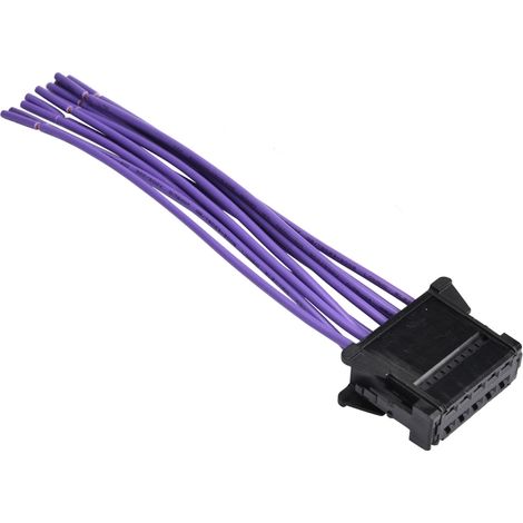 Connecteur résistance ventilateur et faisceau câblage pour Renault Megane 2002-2016, ABS, couleur comme photo, lot 2 pièces, OE 7701209803 7701060001 (1/5)