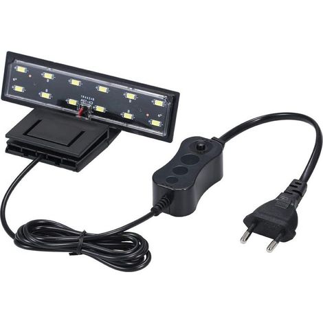 Lampe Aquarium - 12 LED Blanc - 5 W - Tension 220 V CA - Pour Bac à Poissons - Longueur Réglable 200 à 600 mm - 1 Pièce (1/5)