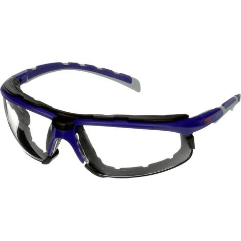 3M S2001SGAF-BGR-F Occhiali di protezione antiappannante, con protezione antigraffio Blu, Grigio EN 166 DIN 166 (1/2)
