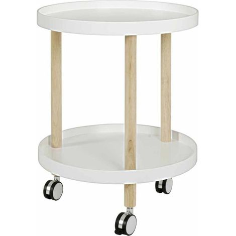 Desserte de Cuisine en Bois "Nyaz" 60cm Blanc