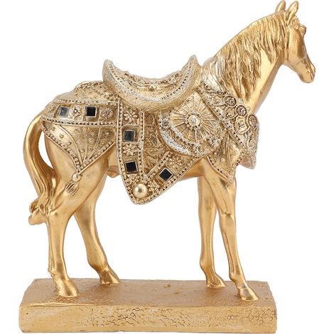 Statue de cheval cabré, figurine artistique, sculpture décorative, objet de décoration intérieure (1/5)