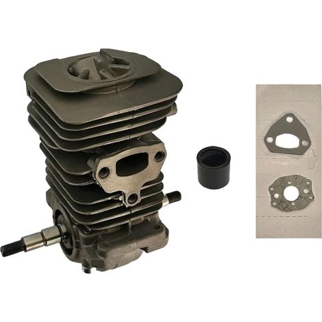 Kit Réparation Moteur avec Joint pour Scie pour Brand X 136 137(B)  Cylindre 40mm , pour piston assorti, pour modèles 141 142, assemblage pour robuste, gris (1/5)