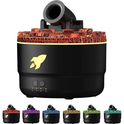 Leiser Luftbefeuchter (25-35 dB) für Schlafzimmer, mehrere Befeuchtungsmodi, 7 farbige LEDs (1/3)