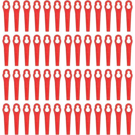 Ersatzmesser aus Kunststoff - Nicht spezifiziert - 100 Stück - ABS - Für Akku-Rasenmäher - Präziser Schnitt (1/4)