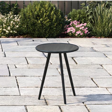 SunJet Table de jardin, table extérieure, Petite table basse ronde - Réf. 5W4ZYQONRXRH (1/5)