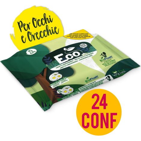 OFFERSALE 12 Packungen mit je 30 Tüchern Eco Camomile Feuchttücher für Hunde und Katzen