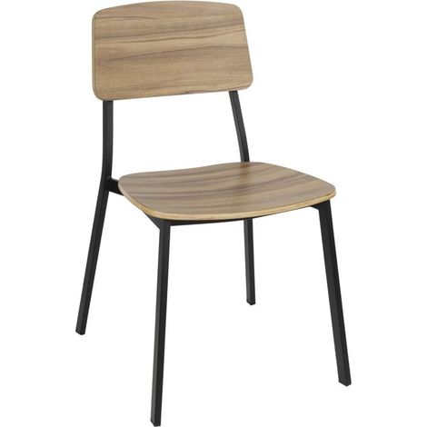 Chaises d'Intérieur en Bois Beaufort - Lot de 2 - Bolero (1/5)