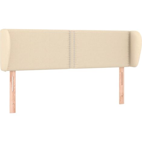 Maison Exclusive - Cabecero de tela color crema 147x23x78/88 cm (1/5)