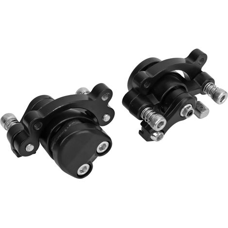 paire d'étriers de frein à disque en alliage d'aluminium, avant et arrière, pour mini moto cross MBX10 MBX11, noir. (1/5)