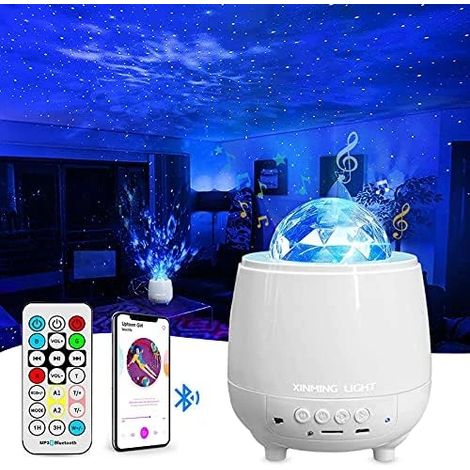 Projecteur d'étoiles LED, veilleuse galaxie avec haut-parleur Bluetooth, pour enfants/adultes/articles de fête/décoration de chambre. (1/5)