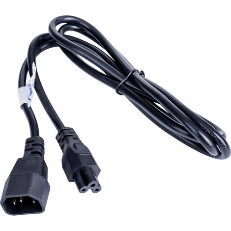 Cavo di alimentazione AKYGA AK-NB-09A con connettore a quadrifoglio IEC C5 / C14, prolunga da 1,5 m