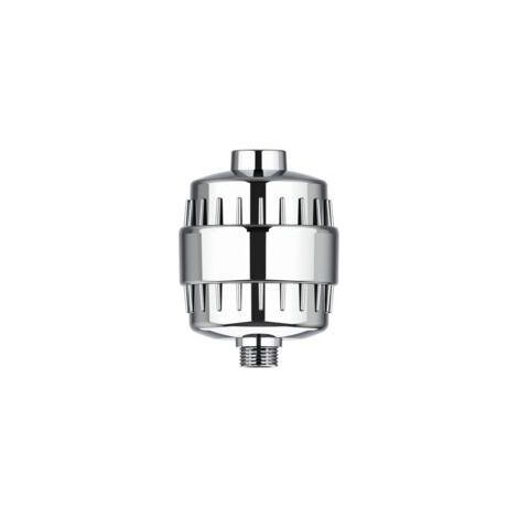 20-stufiger Anti-Kalk-Duschfilter zur Entfernung von Chlor und Fluorid – 2 Filterelemente enthalten – Duschfilter – Crezuo (1/4)