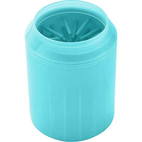 Nettoyeur de pattes pour chiens - Brosse et gobelet portables en silicone - Slhenay - Convient aux chiens et chats de toutes tailles (petites, moyennes et grandes) - Grande taille (1/5)