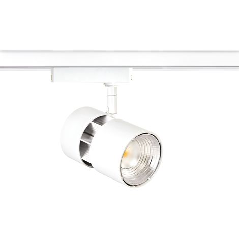 NINETY Proj. Rail 1 all.029 blanc angle 60° LED intég. 39W 4000K 4000lm ARIC 50581 (1/2)