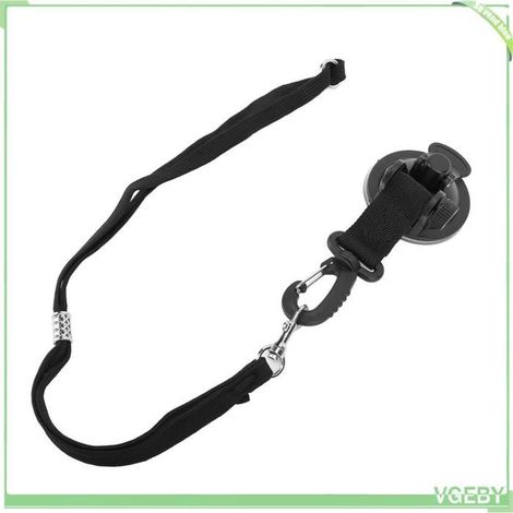 Attache de bain pour chien - FAFEICY - avec ventouse - Noir - Petite taille - Réglable (1/5)