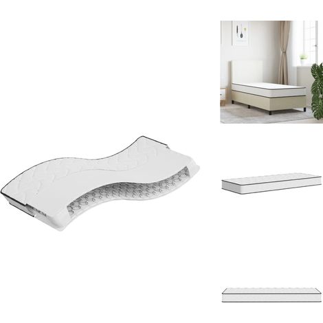 Matelas à ressorts bonnell moyen 90x190 cm - Matelas Bonnell - Matelas Ressort - Matelas Double - Literie - Sommier (1/5)