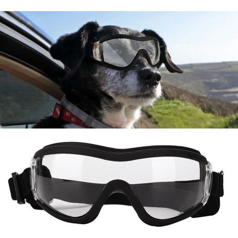 Lunettes de soleil imperméables coupe-vent pour animaux de compagnie chiens-HEN - Noir - Chien (1/3)