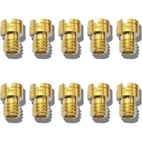 M4 78-98 Carburetor Main Jet For GY6 49cc 50cc 80cc 100cc For CVK Carburetor Carb For 139QMB 139QMA Scooter Carb 78 80 85 87 88 90 92 94 96 98 (1/5)