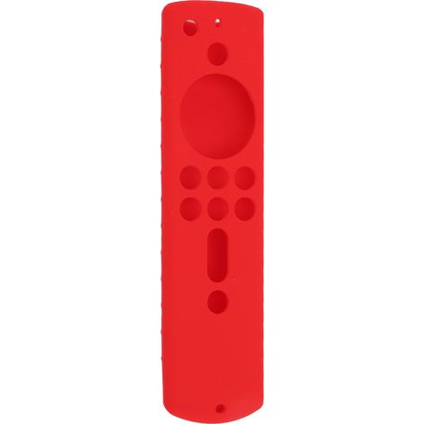 Étui de protection en silicone rouge pour Fire TV Stick 4K (2018) : antichoc, antidérapant. (1/5)