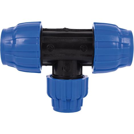 Pack 3 unidades T reducida PP PN16 63 X 40 X 63