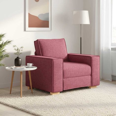 Sofa Stuhl Weinrot 100x78x84 cm Stoff (1/5)